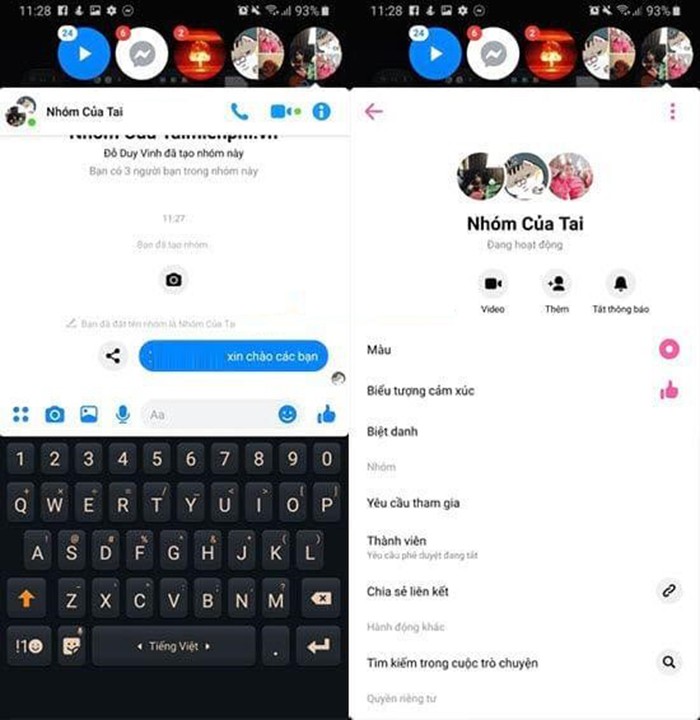 B3 – Tạo Group Messenger trên Android